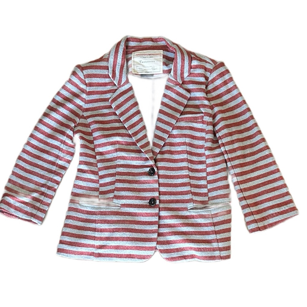 Cartonnier Red and Gray Blazer